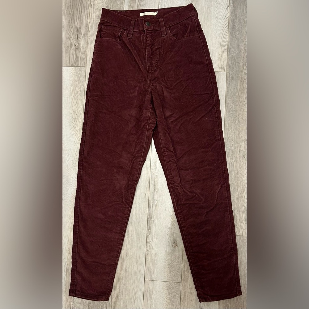 High Waisted Corduroy Mom Jeans